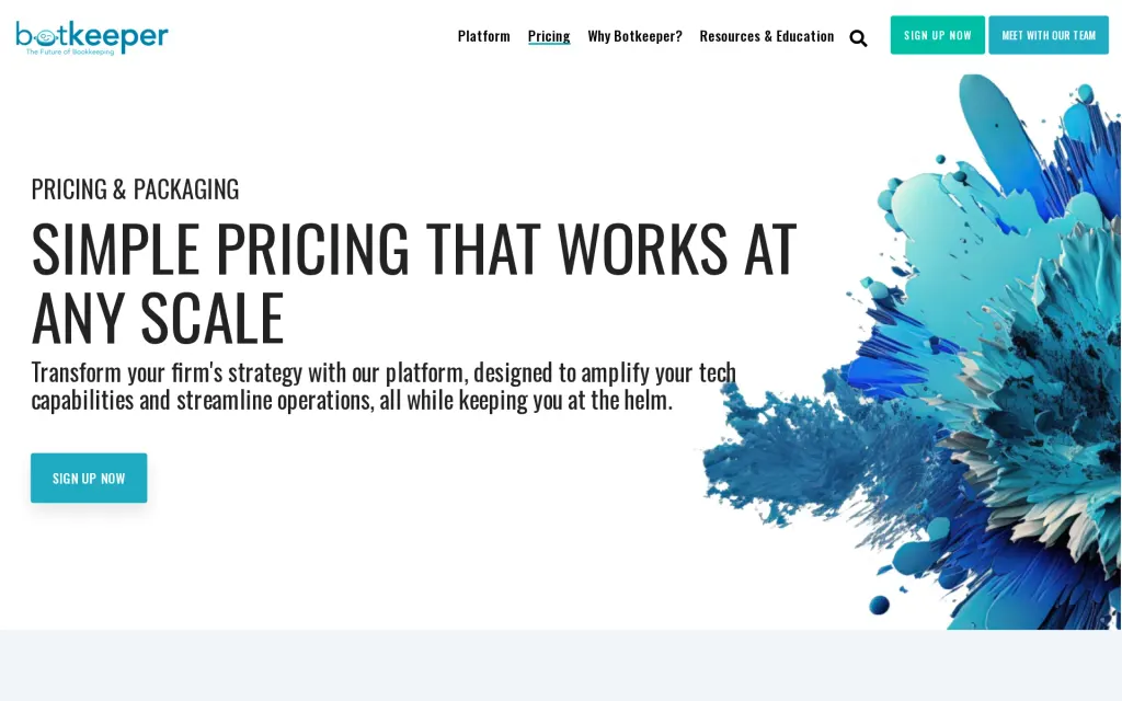 Botkeeper's pricing page