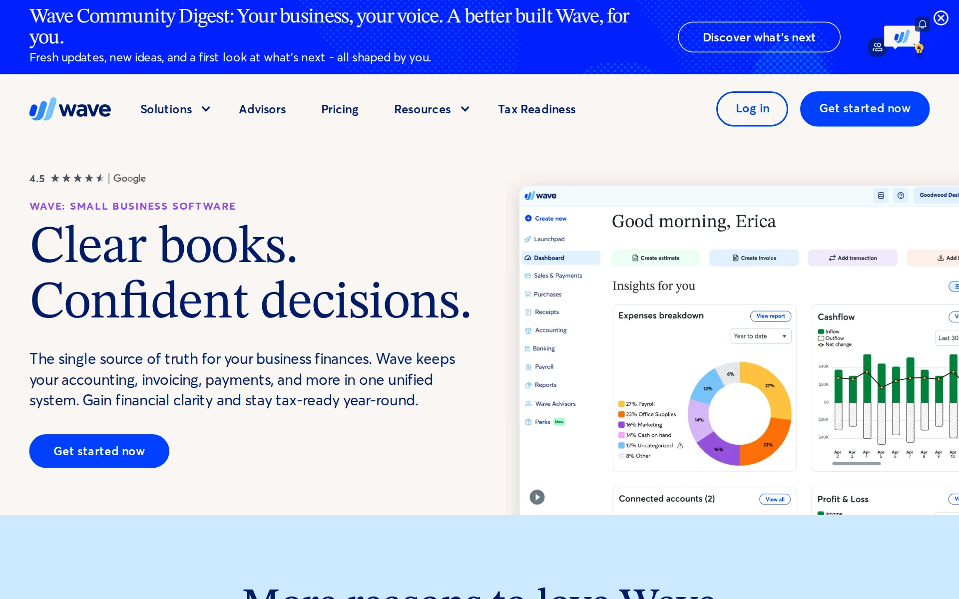 Screenshot of Wave